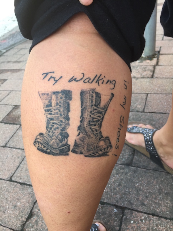 WYS Small Shoe Tattoo {black & white words} – It's a Girl Thing Tween  Boutique